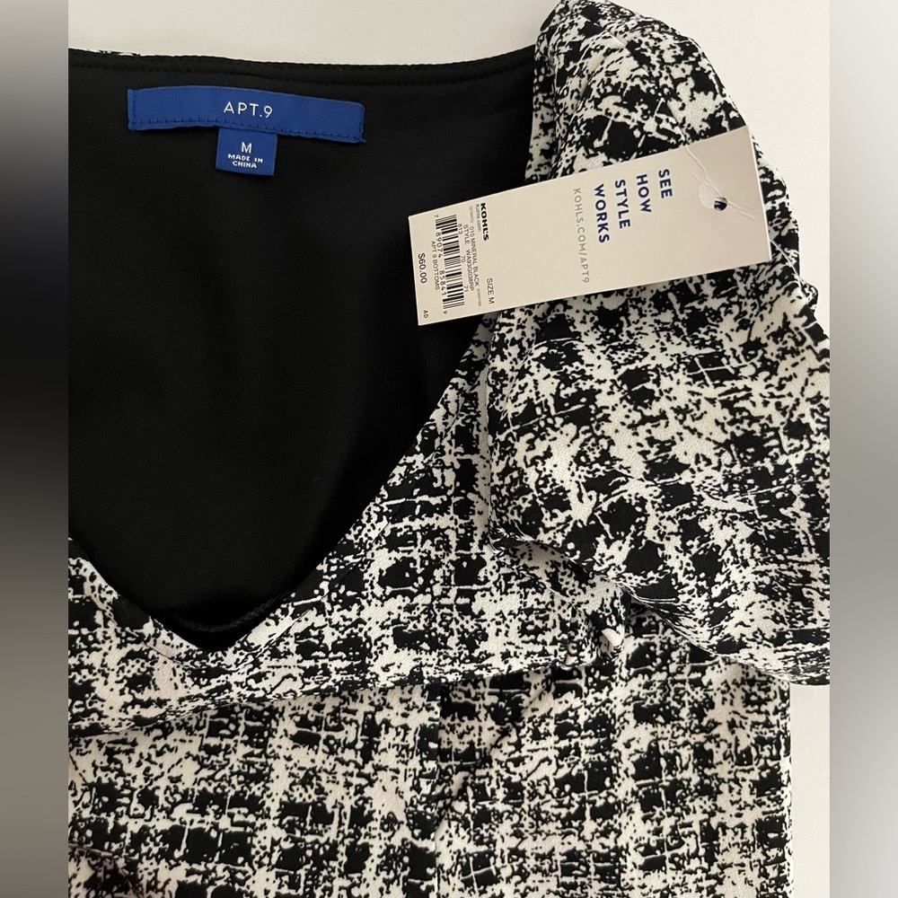 NWT Apt. 9 Mineral Black Dress. - Picture 6 of 6